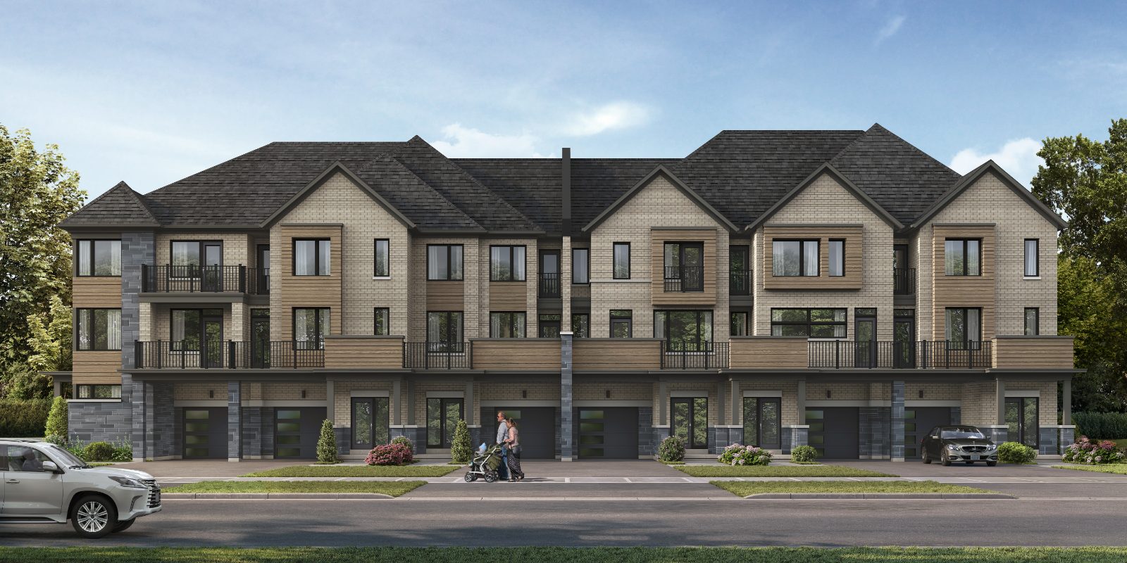 Rendering of North Gate back-to-back towns